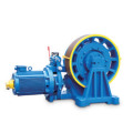 High Quality Painted Color Grared Elevator Traction Machine With Roping For Lift